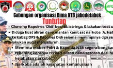 Aliansi Mahasiswa dan Pemuda NTB se-Jabodetabek Gelar Aksi Didepan Mabes Polri Desak Kapolri Bongkar Dugaan Keterlibatan Oknum Aparat dalam Jaringan Narkoba di Bima dan Dompu