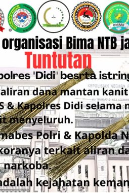 Aliansi Mahasiswa dan Pemuda NTB se-Jabodetabek Gelar Aksi Didepan Mabes Polri Desak Kapolri Bongkar Dugaan Keterlibatan Oknum Aparat dalam Jaringan Narkoba di Bima dan Dompu