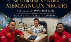 Ketua Umum DPP Mabes Japri Silaturahmi Dengan Kepala Imigrasi Kelas I A Tangerang